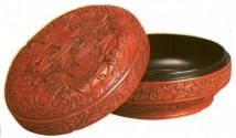 Red lacquer box.